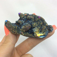 Titanium Aura Quartz Specimen 180419 75mm Multi-Dimensional Healing