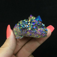 Titanium Aura Quartz Specimen 180410 52mm Multi-Dimensional Healing