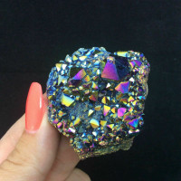 Titanium Aura Quartz Specimen 180410 52mm Multi-Dimensional Healing