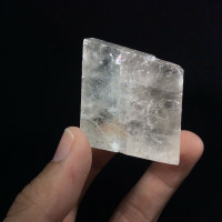 MeldedMind Clear and Pink Calcite 1.33in 1.9oz Natural Pink Crystal 171213
