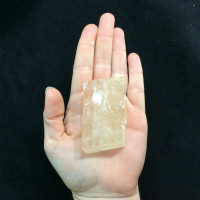 MeldedMind Optical Calcite 2.88in 3.8oz Natural Color Crystal Mexico 151108