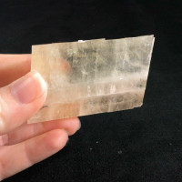 MeldedMind Optical Calcite 2.88in 3.8oz Natural Color Crystal Mexico 151108