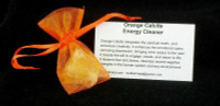 One (1) Rough Orange Calcite Energy Cleaner Metaphysical Crystal Healing