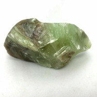 MeldedMind Rough Green Calcite Specimen 4.23in Natural Green Crystal 180782