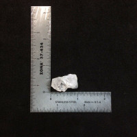 MeldedMind Apophyllite Tip Specimen 1in Natural White Crystal Point 180315