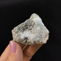 Mine Grade Rough Larimar Specimen 1.8oz 1901-251 Pectolite Stone Crystal