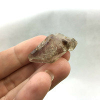 MeldedMind DT Phantom Smoky Quartz Specimen 1.30in Natural Grey Crystal 1902-233