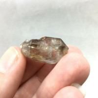 MeldedMind DT Phantom Smoky Quartz Specimen Natural Grey Crystal 1902-235