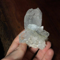 MeldedMind Faden Quartz Cluster Specimen 2.06in x 3in Natural Crystal 170306