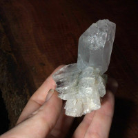 MeldedMind Faden Quartz Cluster Specimen 2.06in x 3in Natural Crystal 170306