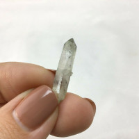 Chlorite Quartz Crystal Specimen 1.5g 27mm 1902-208 Double Terminated Brazil