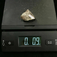 Amphibole Quartz Crystal Specimen 180604 33mm Polished Large Palm Stone Crystal