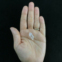 SatyaMani Quartz Crystal 23mm 2g 1903-249 Clear Specimen Gem Stone of Truth 