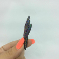 Titanium Plated Kyanite Blade Specimen 180405 63mm Stone of Protection