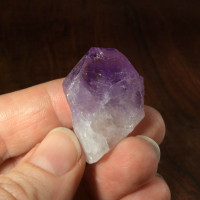 MeldedMind Natural Rough Amethyst Point 1.28in Brazil Purple Crystal 161274