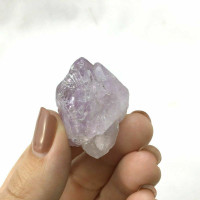 MeldedMind Skeletal Elestial Amethyst Quartz Crystal 1.42in Madagascar 1902-290