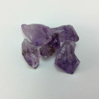 MeldedMind One (1) Set of 5 Amethyst Specimen Points Natural Purple Stone 200601