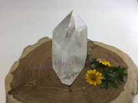 Natural White Clear Quartz Crystal Obelisk Polished Point Tower Master Healer679