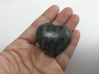 Picasso Jasper Puffed Heart 44mm Palm Stone Crystal Energy 765