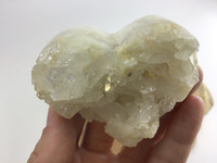 Clear Quartz Crystal Heart Geode Large Crystals Display Decor Energy