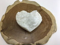 Clear Quartz Crystal Cluster Geode Heart Brazil Display Decor Healing Energy