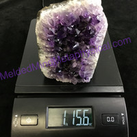 Amethyst Cut Crystal Geode Specimen Display Decor Healing Energy 753