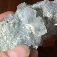 Fluorite Specimen 160424 Genius Stone Cube Rough Natural Crystal Green Clear