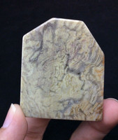 Silver Lace Jasper Slab 50mm 48g 170915 Black Tan Grey Stone Specimen