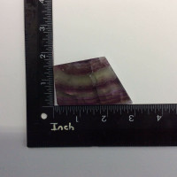 Beautiful Fluorite Slab 2.7oz 170615 Flurospar Purple Green Crystal Specimen