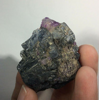 Galena with Fluorite Tip Specimen 171153 Rough Stone Piece Metaphysical