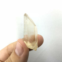 Natural Tangerine Hematite Quartz Crystal 180904-38mm  Minas Gerais Brazil