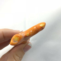Dyed Orange Coral Branch Bead Pendant 75mm 181106 Drilled Hole Jewelry