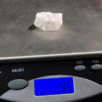 MeldedMind Danburite Specimen 1.56in Natural White Crystal 170403