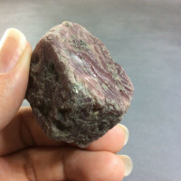 Natural Rough Ruby Specimen 161013 India Corundum Red Pink Mineral Crystal