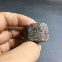 Natural Rough Ruby Specimen 161011 India Corundum Red Pink Mineral Crystal