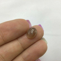 Small Sunstone Cabochon 10mm 180707 Oval Gemstone Jewelry Orange 