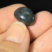Natural Blue Sapphire Cabochon 171019 Gemstone Mineral Specimen