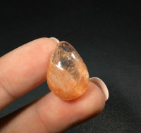 Small Sunstone Cabochon 19mm 171006 Orange Pear Gemstone Jewelry 