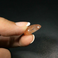 Small Sunstone Cabochon 19mm 171006 Orange Pear Gemstone Jewelry 