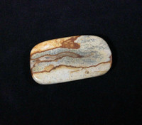 Picture Jasper Cabochon 47mm 170901 Tan Brown Specimen Jewelry