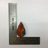 Moss Agate Pendant Stone 181003-37mm Crystal Mineral Specimen Metaphysical