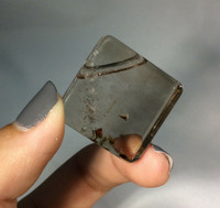 Smoky Quartz Square Stone Pendant 170812 Stone of Protection Metaphysical 