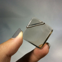 Smoky Quartz Square Stone Pendant 170815 Stone of Protection Metaphysical 