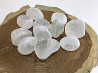 MeldedMind Polished Natural Window Quartz Crystal Seer Stones