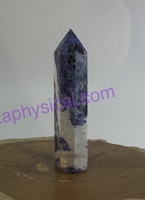 MeldedMind Polished Sodalite Obelisk Point 118mm 5oz Stone Specimen