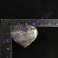 MeldedMind222 Rubelite Puffed Polished Heart 82mm 9oz Pink Tourmaline