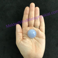 MeldedMind252 Blue Chalcedony Cabochon 30mm Artist Supply Jewelry Crystal