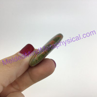 MeldedMind238 Unakite Smooth Worry Palm Stone 42mm Metaphysical Crystal