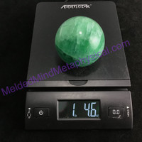 One (1) Green Fluorite Crystal Sphere Stone 70-71mm Metaphysical Display Decor