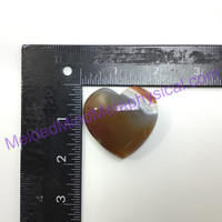 MeldedMind259 Banded Agate Puffed Heart 43mm Metaphysical Healing Crystal